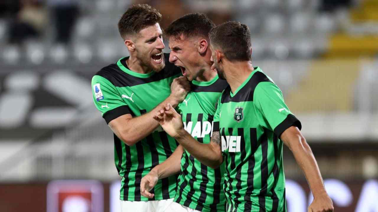 Sassuolo Salernitana Formazioni