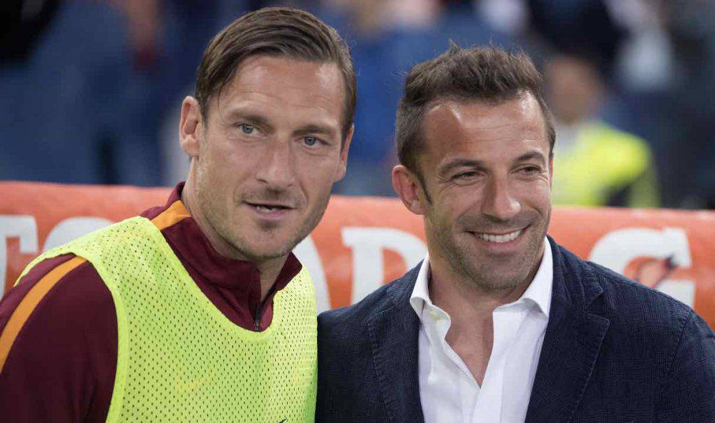 Totti Del Piero pubblicità