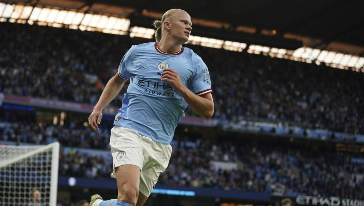 Haaland come Aguero: seconda tripletta da record al Manchester City