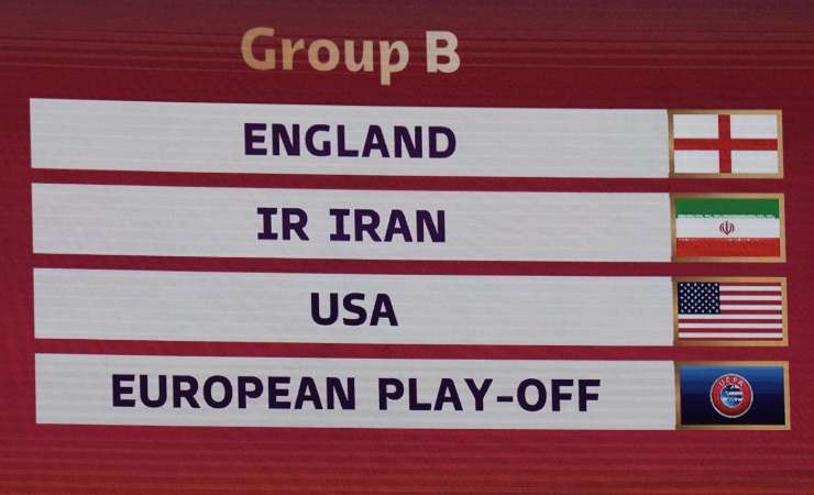L'Iran è inserito nel gruppo B di Qatar 2022 