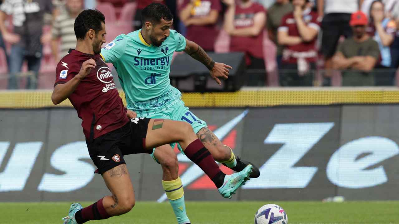 Serie A, highlights Salernitana-Verona: gol e sintesi partita