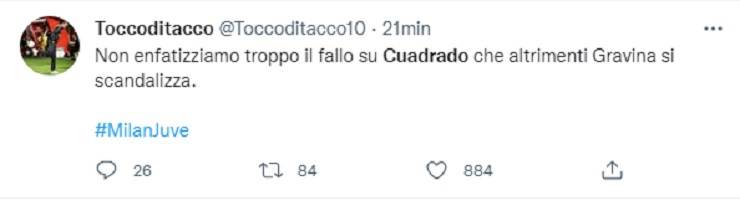 Post social su Cuadrado