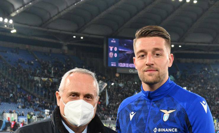 milinkovic savic lotito lazio juve calciotoday 20221011 lapresse