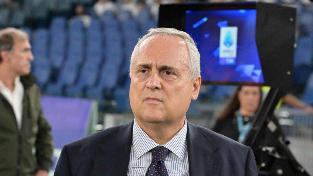 Claudio Lotito, presidente della Lazio