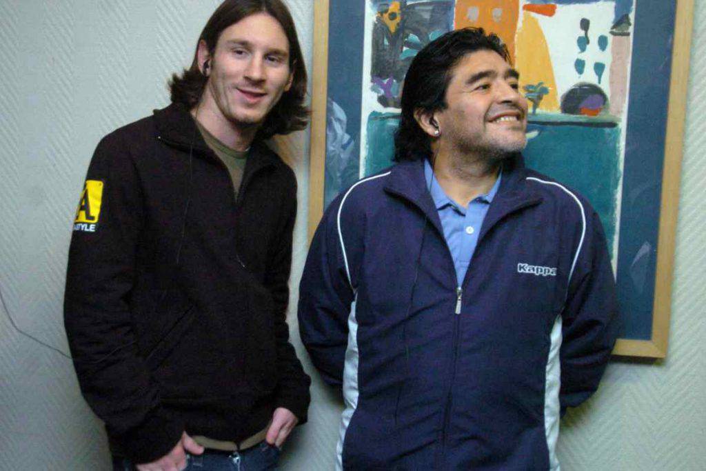 Messi e Maradona