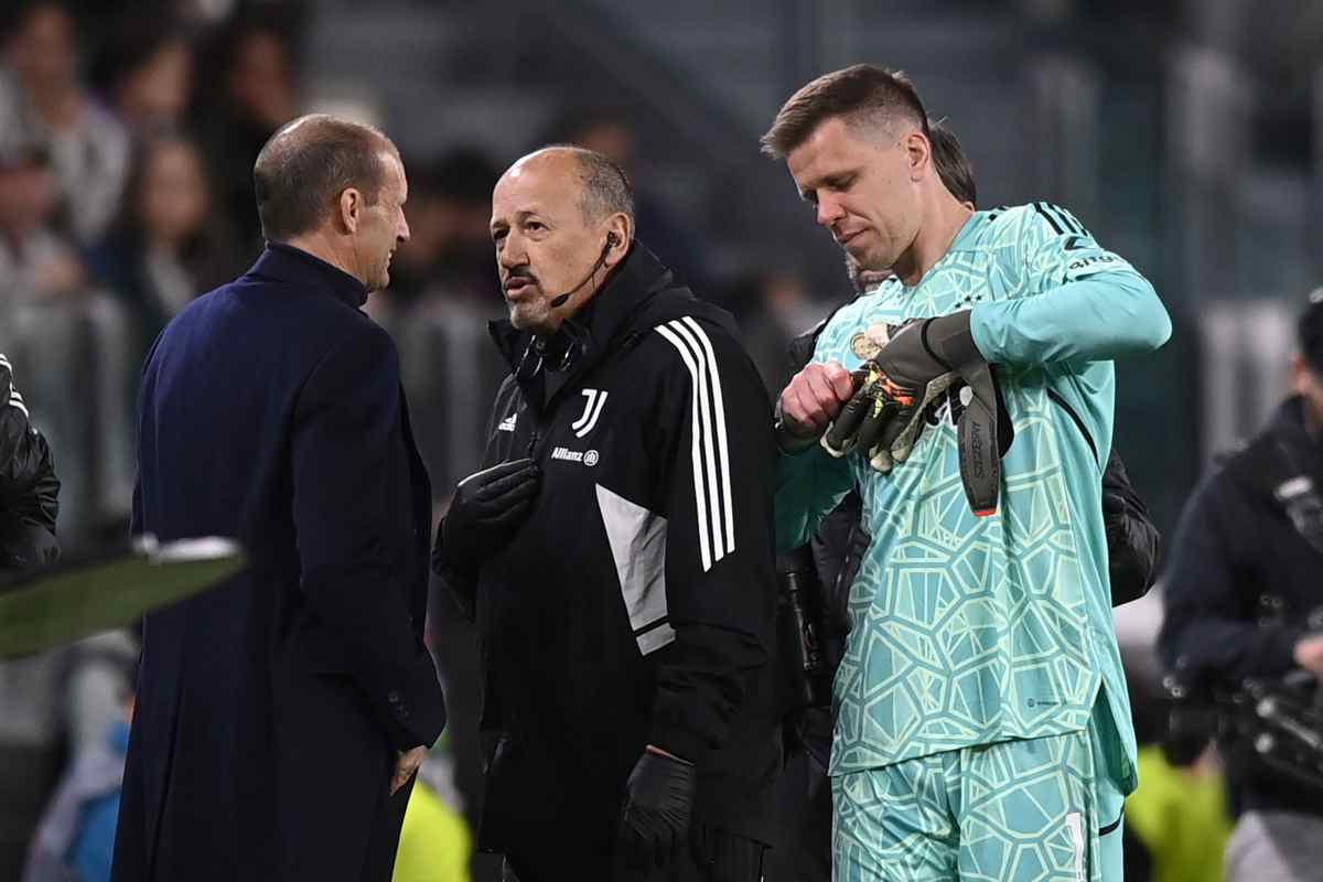 Scontro Allegri-Szczesny, bufera tra i tifosi