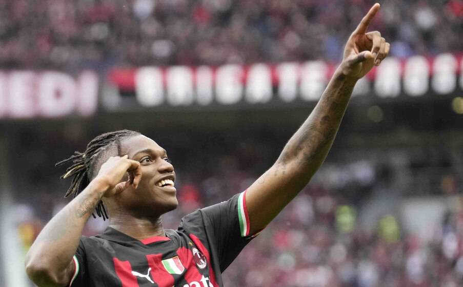 Rafael Leao Milan Champions