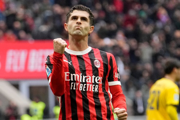 Christian Pulisic esulta dopo il gol
