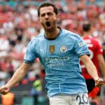 Bernardo Silva esulta