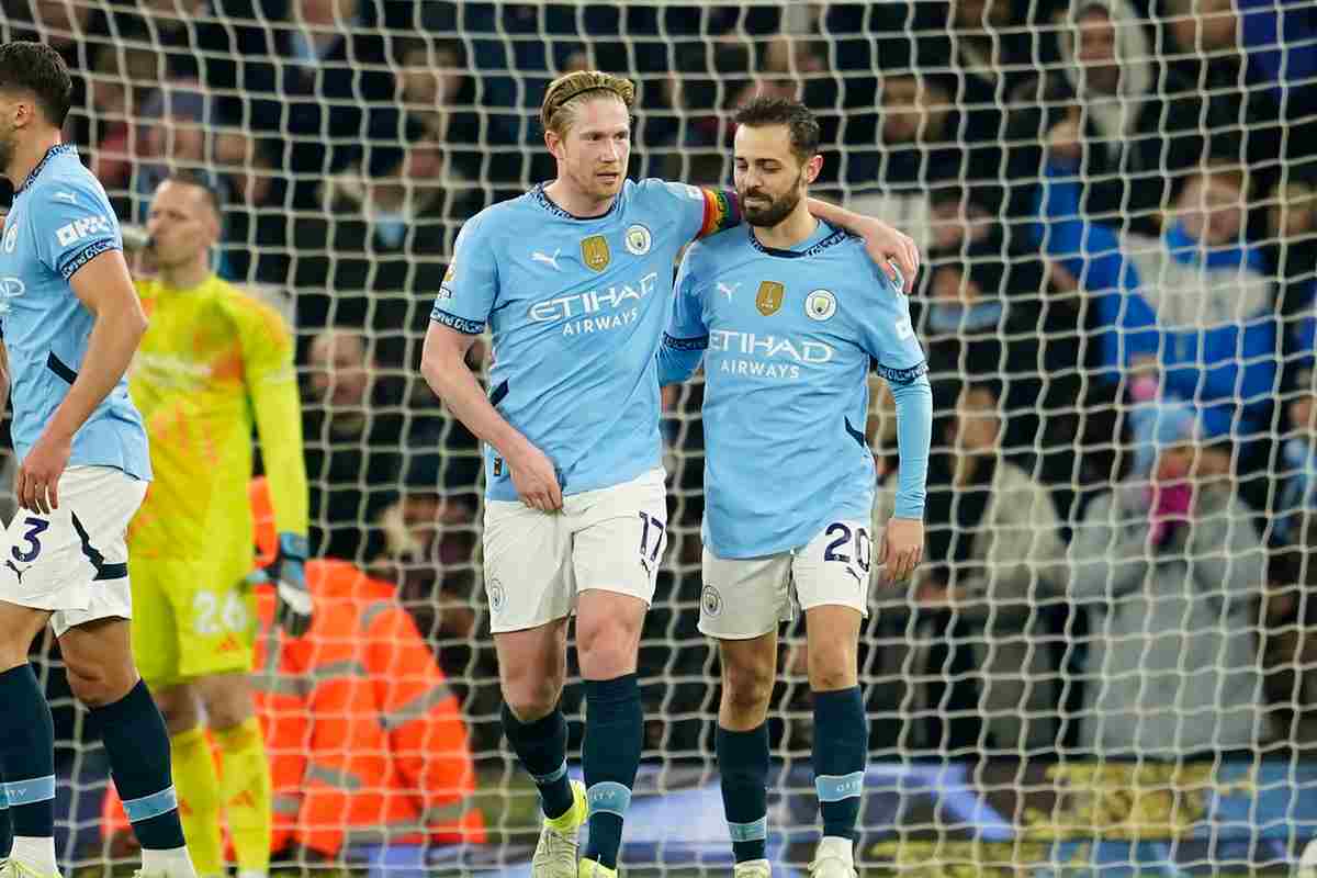 Bernardo Silva e Kevin De Bruyne, reunion in Serie A