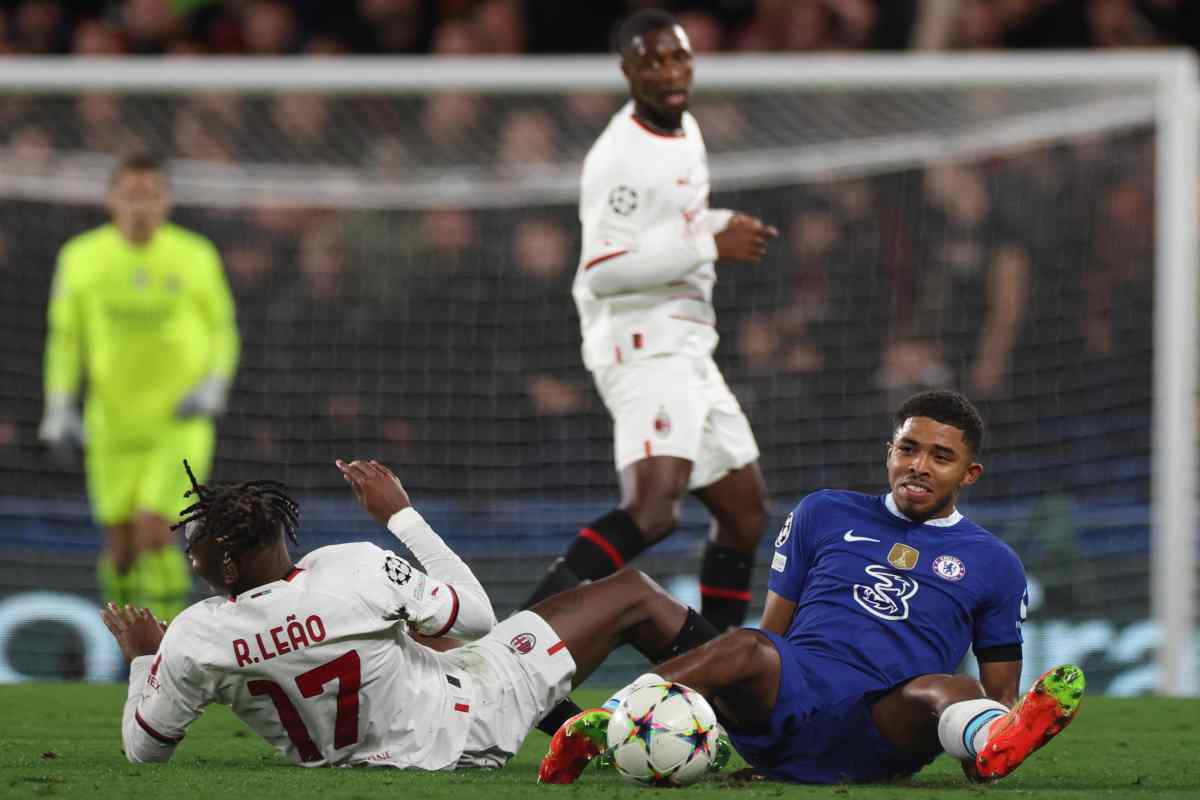 Un momento di Chelsea-Milan