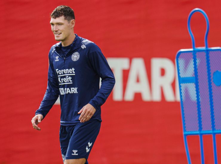 Christensen con la Danimarca
