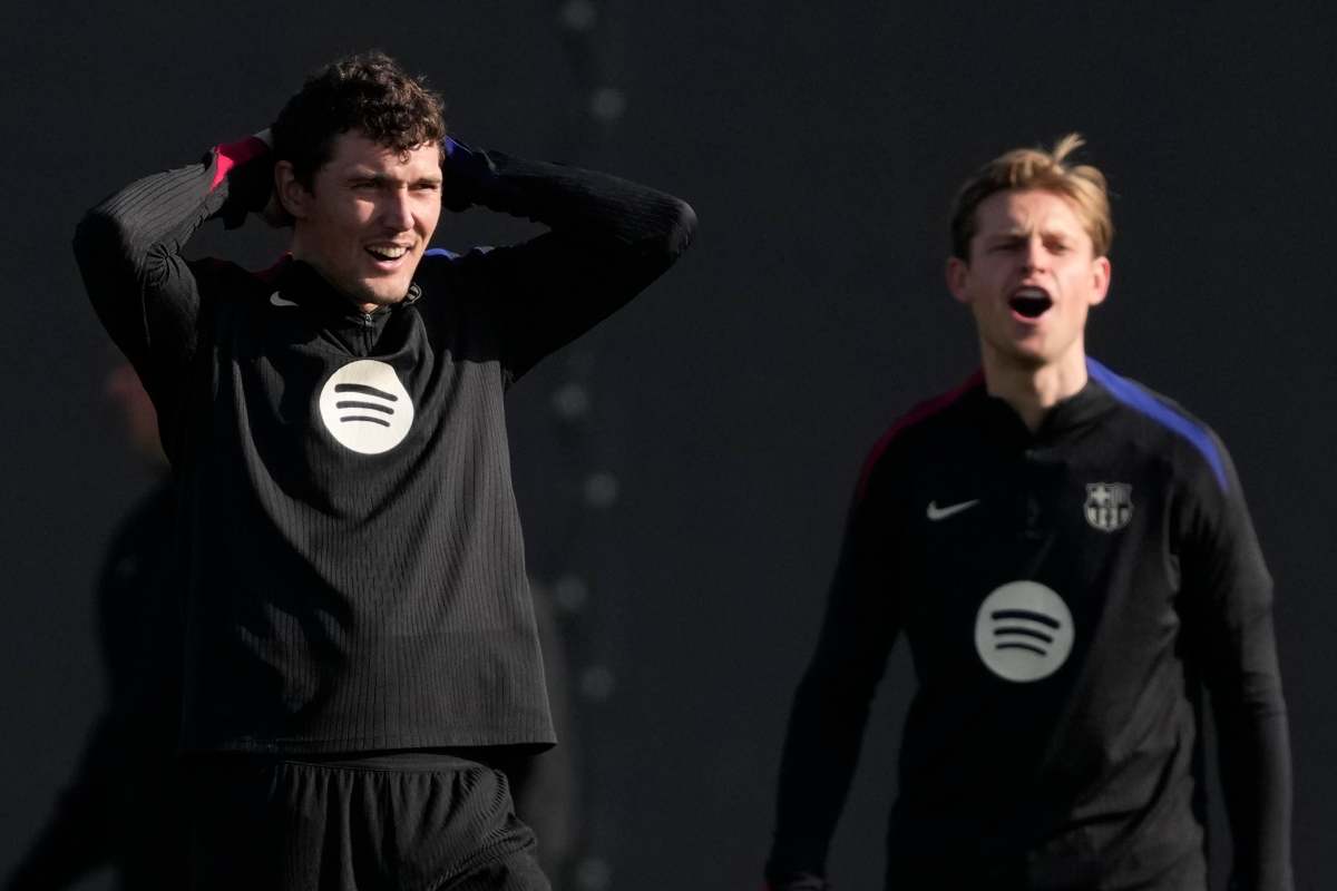 Christensen insieme a de Jong