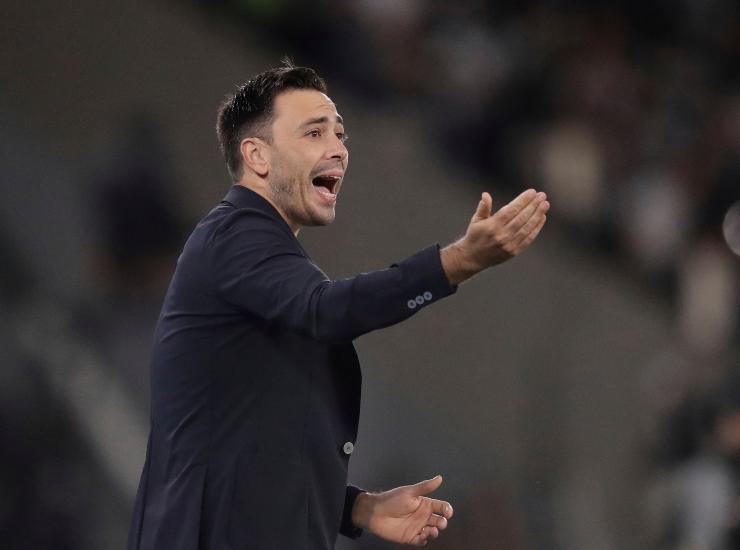 Ancelotti durante una partita