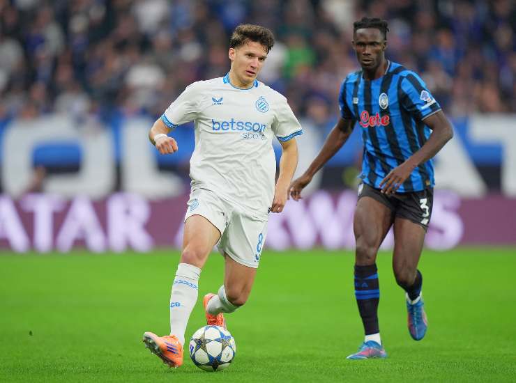 Kossounou contro il Brugge