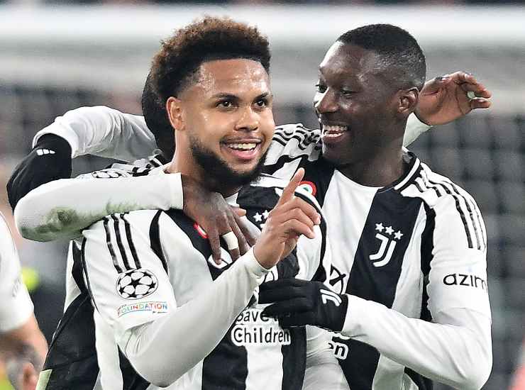 McKennie esulta dopo una rete
