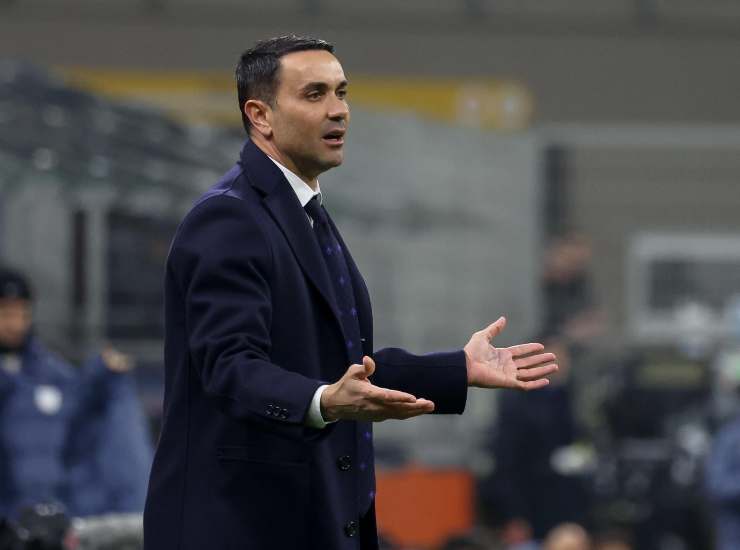 Palladino durante una partita
