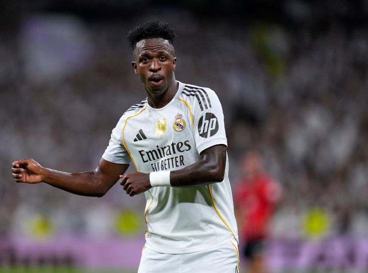 Vinicius durante una partita
