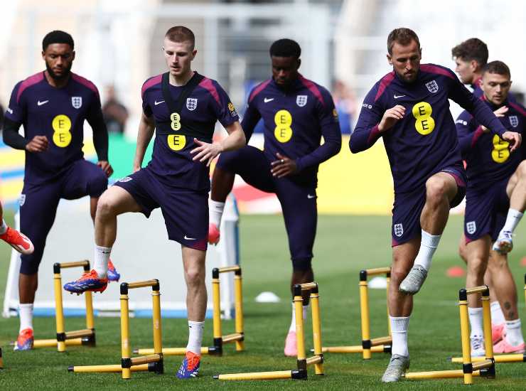 Wharton durante un allenamento