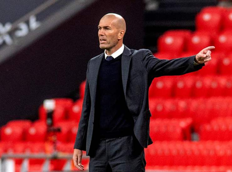 Zidane durante una partita
