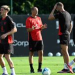 Allegri allenamento Milan