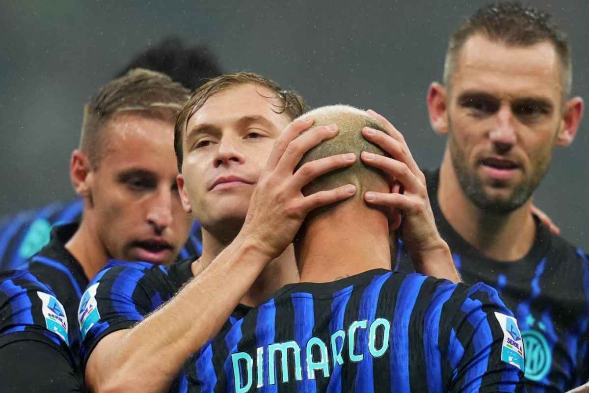 Frattesi Barella Dimarco De Vrij