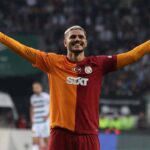 Icardi sorridente dopo una rete