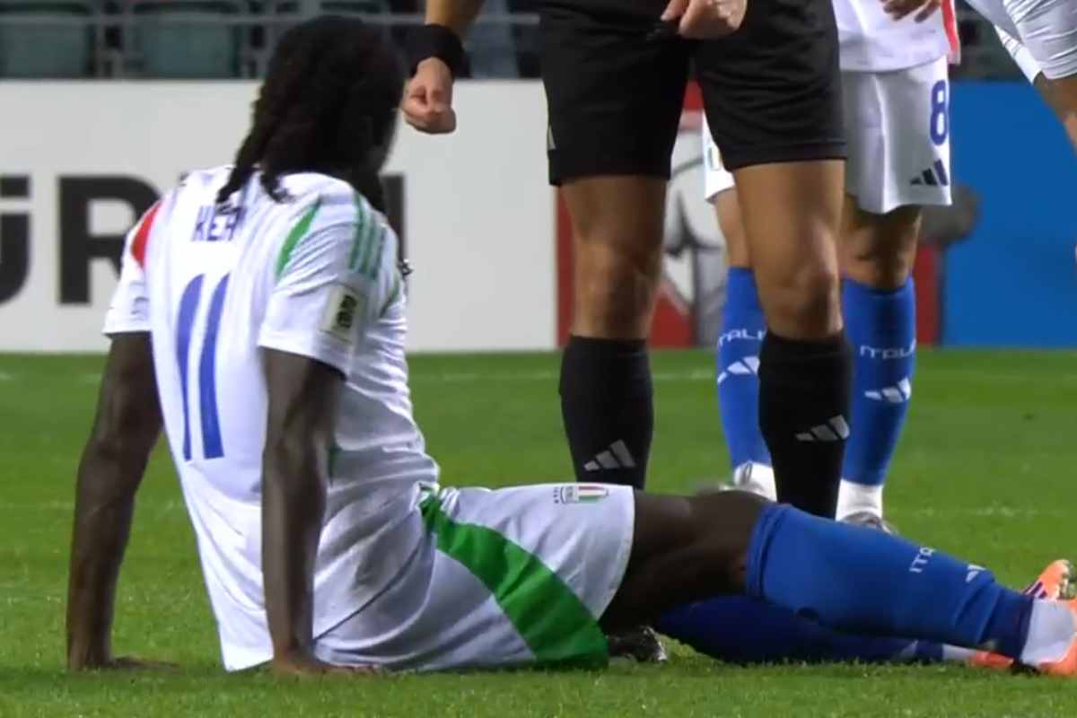 Infortunio in Nazionale per Moise Kean
