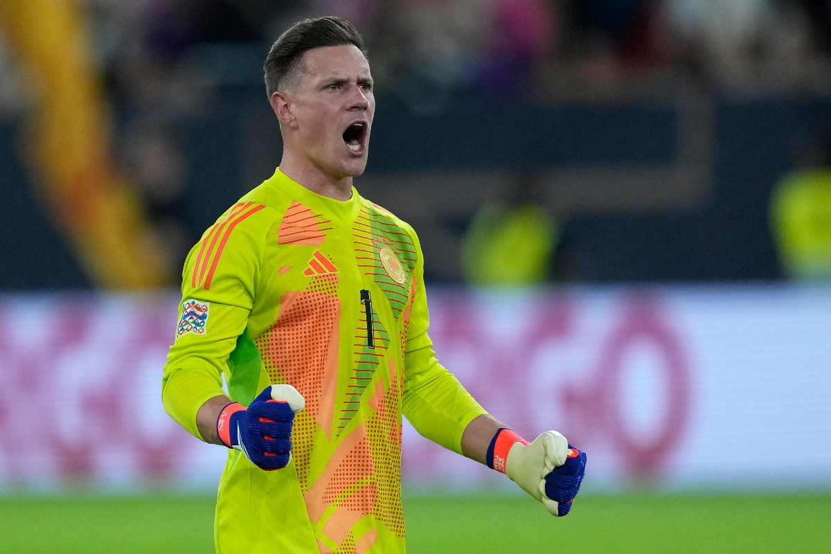 Ter Stegen esulta