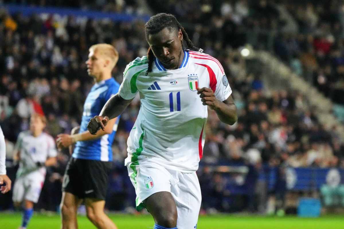 Moise Kean aveva sognato contro l'Estonia prima dell'infortunio