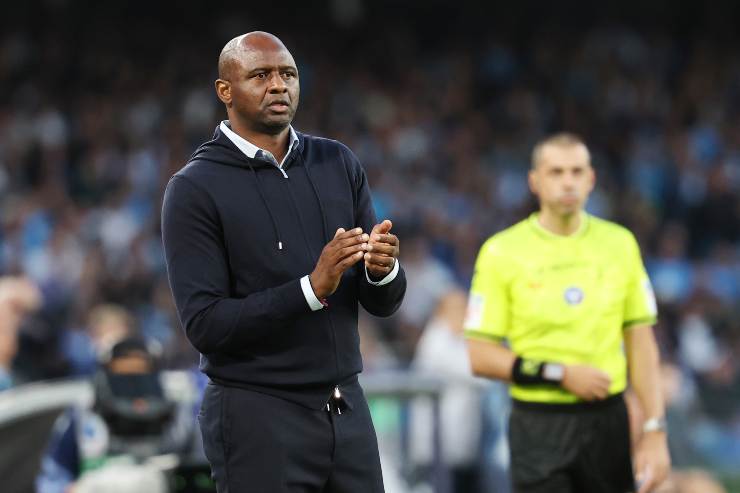 Vieira in panchina